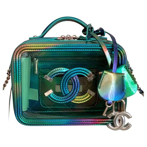 chanel vanity case green|Chanel sac vanity price.